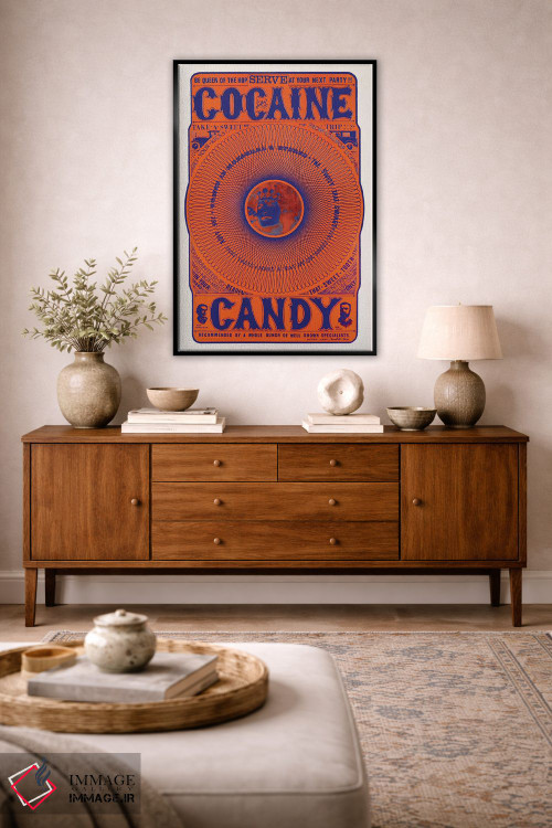 تابلو دکوراتیو آبنبات کوکائین اثر رادیو دیز - D4B