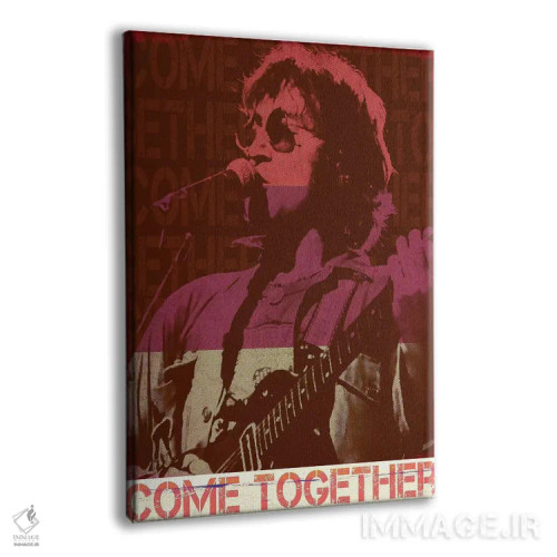 تابلو دکوراتیو جان لنون؛ راکر قرمز اثر رادیو دیز - نمای پرسپکتیو محصول