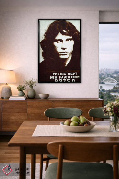 تابلو دکوراتیو جیم موریسون؛ عکس بازداشت ۲ اثر رادیو دیز - D6B