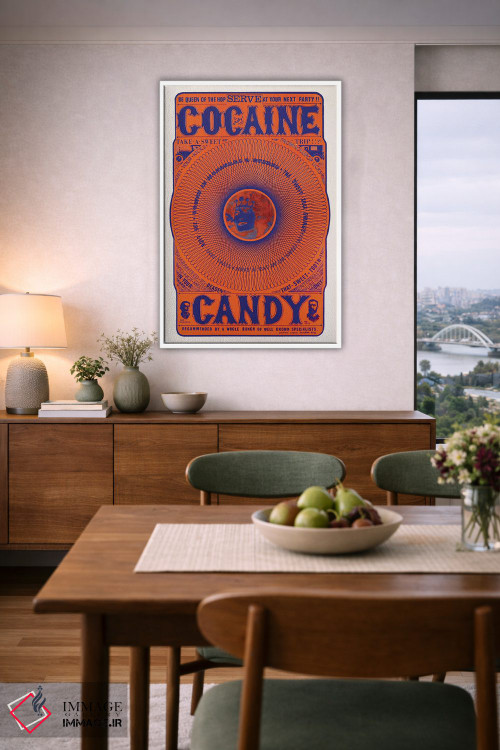 تابلو دکوراتیو آبنبات کوکائین اثر رادیو دیز - D6W