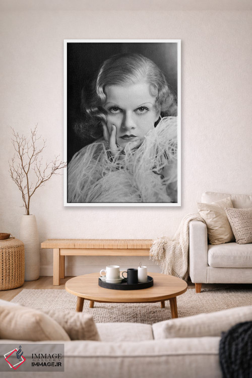 تابلو دکوراتیو جین هارلو در ژست اثر رادیو دیز - D1W