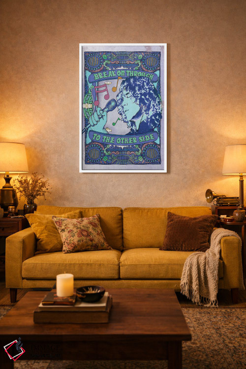 تابلو دکوراتیو جیم موریسون؛ نفوذ به آن سوی آبی اثر رادیو دیز - D3W