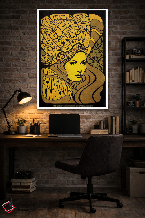 تابلو دکوراتیو پوستر یادبود تور جادویی بیتلز اثر رادیو دیز - D2W