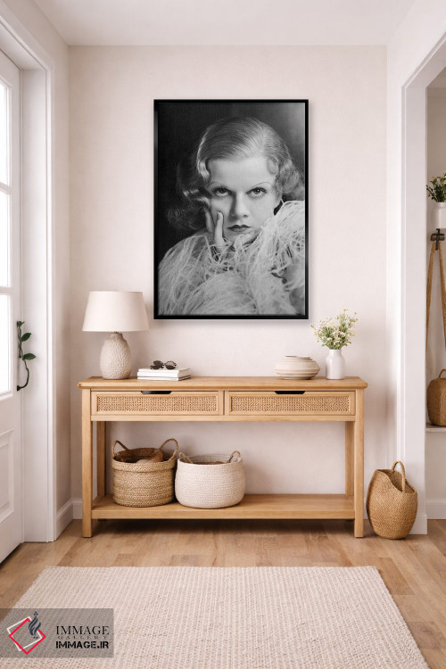 تابلو دکوراتیو جین هارلو در ژست اثر رادیو دیز - D4B