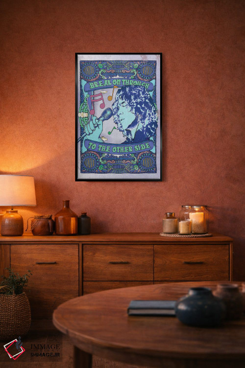 تابلو دکوراتیو جیم موریسون؛ نفوذ به آن سوی آبی اثر رادیو دیز - D5B