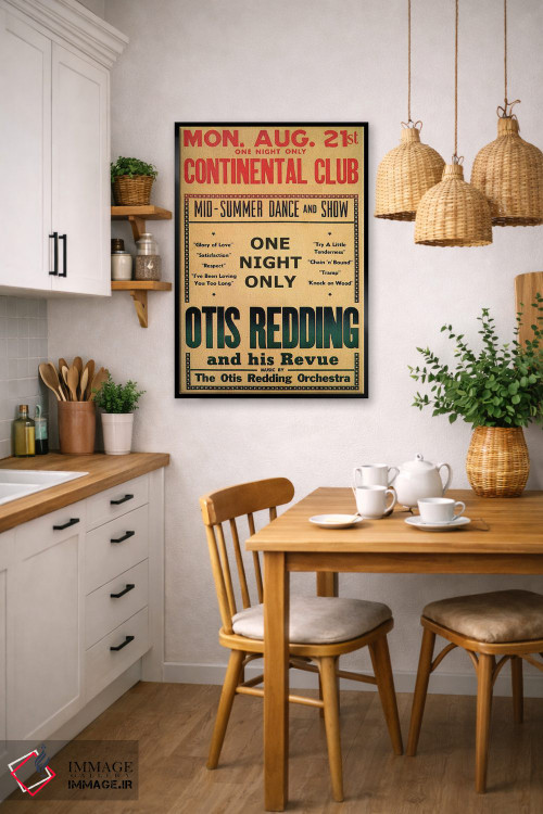 تابلو دکوراتیو August 1967,اوتیس رباورگ در بروشور رقص و نمایش باشگاه کونتیننت… اثر رادیو دیز - D5B