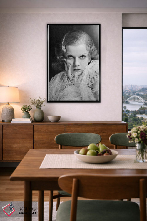 تابلو دکوراتیو جین هارلو در ژست اثر رادیو دیز - D5B