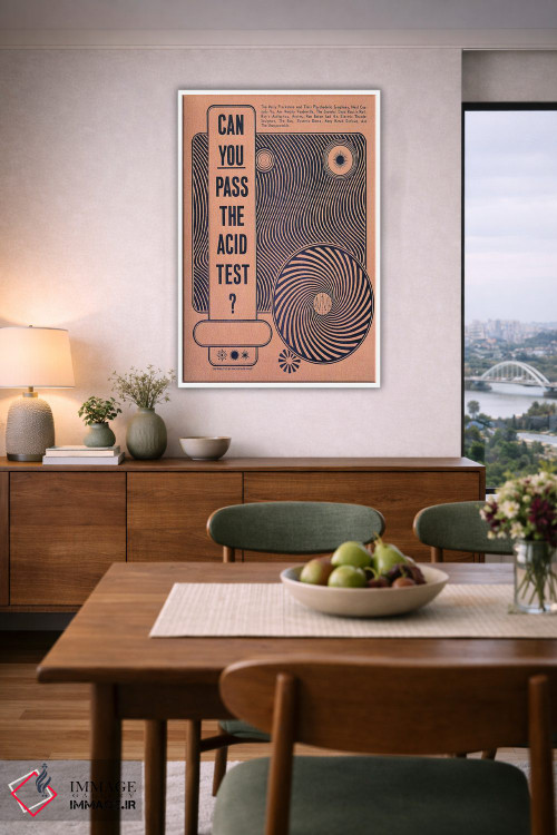 تابلو دکوراتیو آزمایش اسید اثر رادیو دیز - D6W