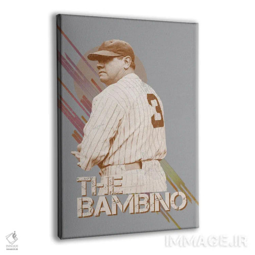 تابلو دکوراتیو بامبینو رترو اثر رادیو دیز - نمای پرسپکتیو محصول