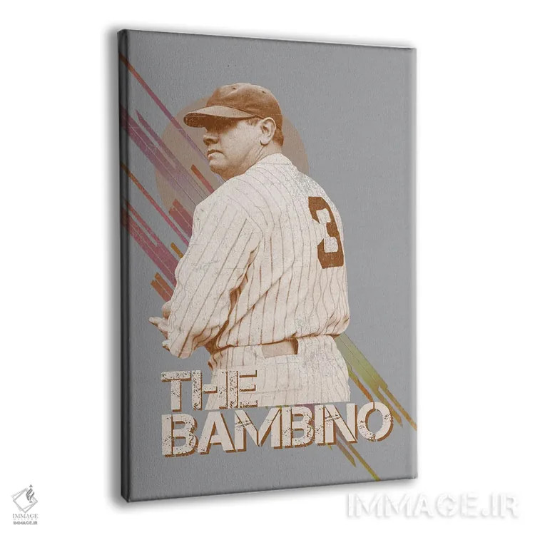 تابلو دکوراتیو بامبینو رترو اثر رادیو دیز - نمای پرسپکتیو محصول