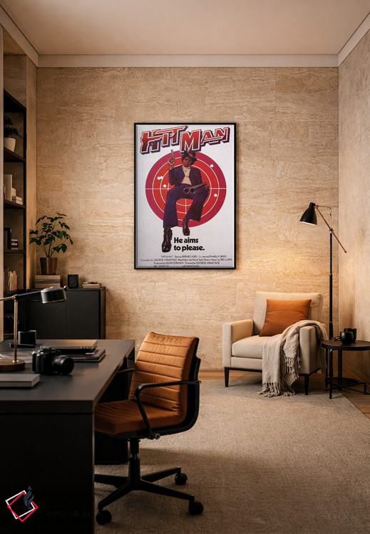 تابلو دکوراتیو پوستر فیلم هیت من اثر رادیو دیز - D6B