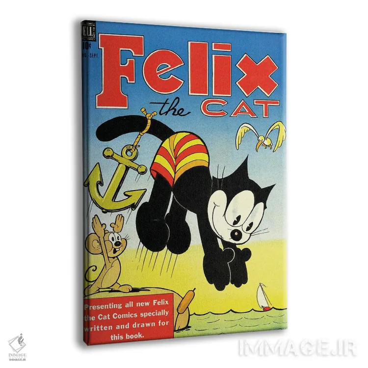 تابلو دکوراتیو فلیکس؛ شیرجه به سوی لنگر اثر رادیو دیز - نمای پرسپکتیو محصول