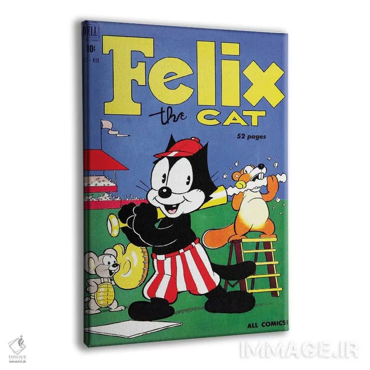 تابلو دکوراتیو فلیکس در مسابقه بیس بال اثر رادیو دیز - نمای پرسپکتیو محصول