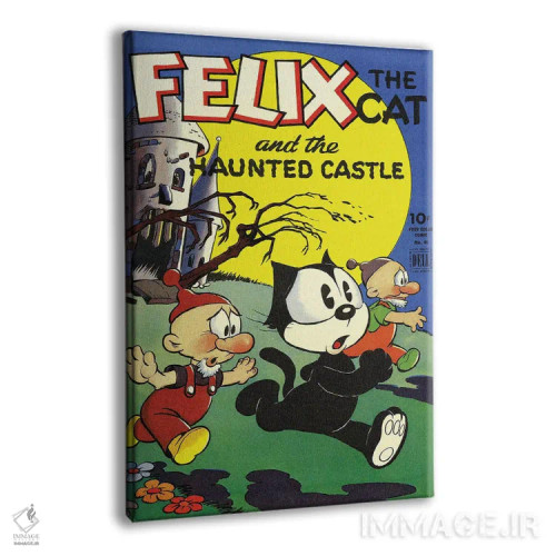 تابلو دکوراتیو فلیکس و قلعه تسخیر شده اثر رادیو دیز - نمای پرسپکتیو محصول