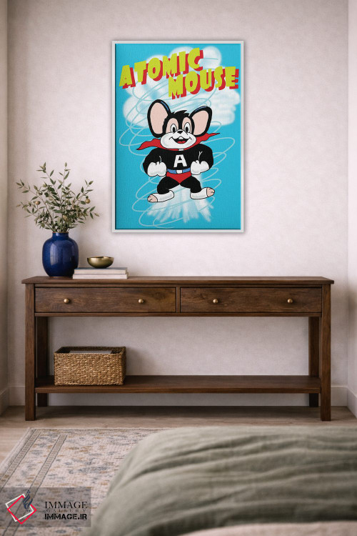 تابلو دکوراتیو موش اتمی اثر رادیو دیز - D2W