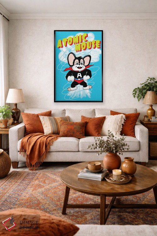 تابلو دکوراتیو موش اتمی اثر رادیو دیز - D3B