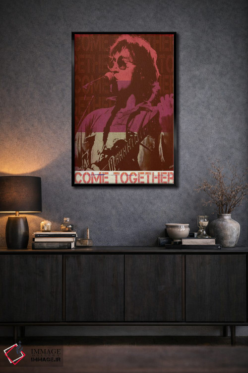 تابلو دکوراتیو جان لنون؛ راکر قرمز اثر رادیو دیز - D2B