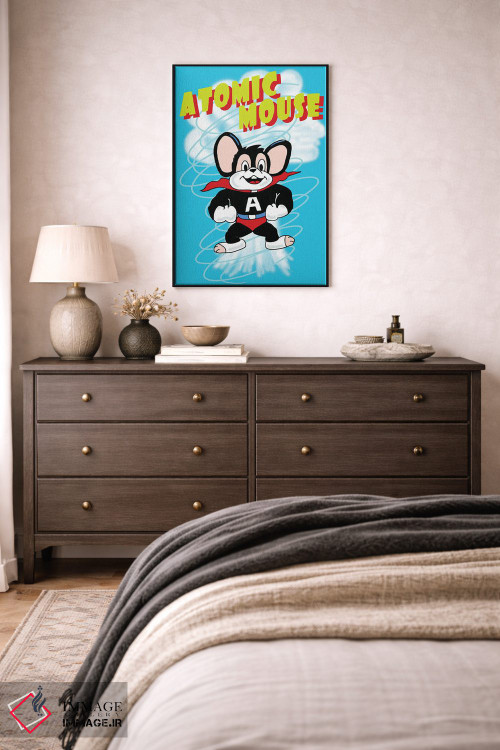تابلو دکوراتیو موش اتمی اثر رادیو دیز - D4B
