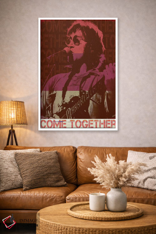 تابلو دکوراتیو جان لنون؛ راکر قرمز اثر رادیو دیز - D3W