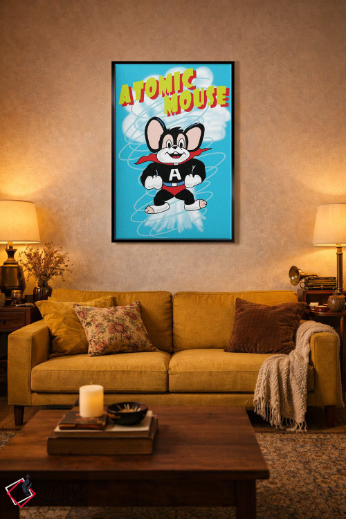 تابلو دکوراتیو موش اتمی اثر رادیو دیز - D5B