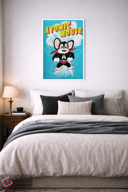 تابلو دکوراتیو موش اتمی اثر رادیو دیز - D6W