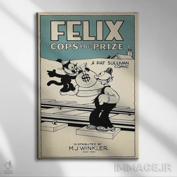 تابلو دکوراتیو فلیکس؛ برنده جایزه اثر رادیو دیز - نمای روبهرو روی دیوار