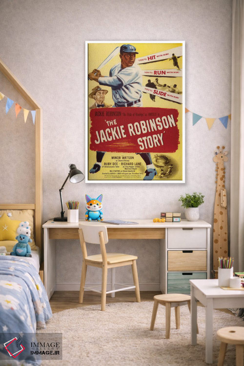 تابلو دکوراتیو داستان جکی رابینسون اثر رادیو دیز - D1W