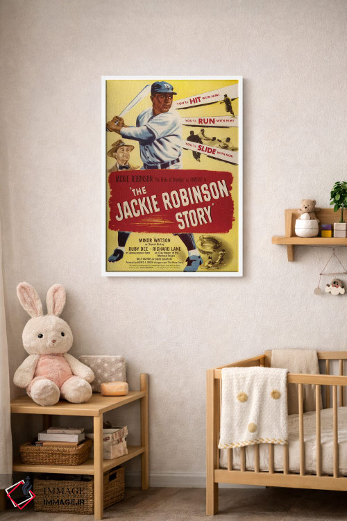 تابلو دکوراتیو داستان جکی رابینسون اثر رادیو دیز - D4W