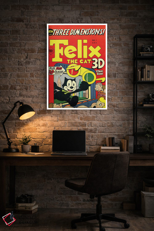 تابلو دکوراتیو فلیکس سه بعدی اثر رادیو دیز - D2W