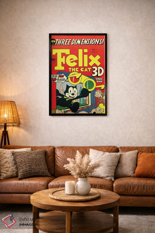 تابلو دکوراتیو فلیکس سه بعدی اثر رادیو دیز - D3B