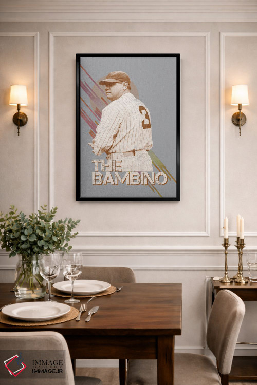 تابلو دکوراتیو بامبینو رترو اثر رادیو دیز - D2B