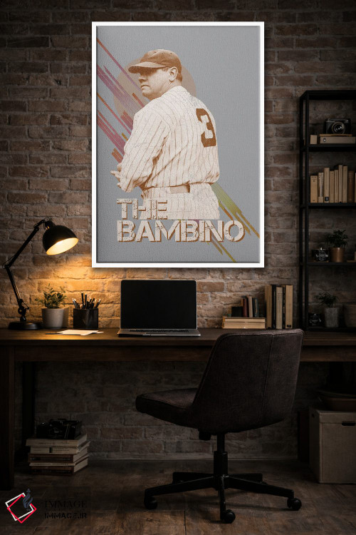 تابلو دکوراتیو بامبینو رترو اثر رادیو دیز - D3W