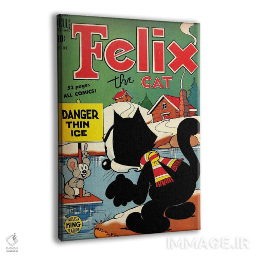 تابلو دکوراتیو فلیکس؛ خطر یخ نازک اثر رادیو دیز - نمای پرسپکتیو محصول