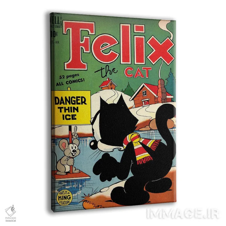 تابلو دکوراتیو فلیکس؛ خطر یخ نازک اثر رادیو دیز - نمای پرسپکتیو محصول