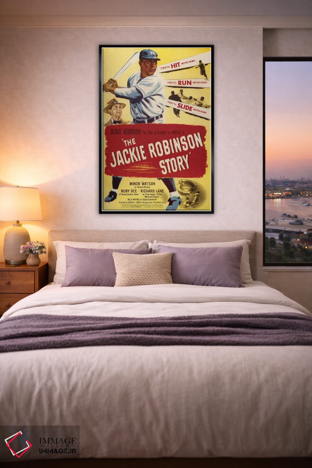 تابلو دکوراتیو داستان جکی رابینسون اثر رادیو دیز - D6B