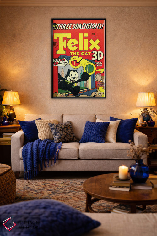 تابلو دکوراتیو فلیکس سه بعدی اثر رادیو دیز - D5B