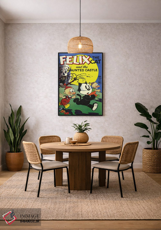 تابلو دکوراتیو فلیکس و قلعه تسخیر شده اثر رادیو دیز - D4B