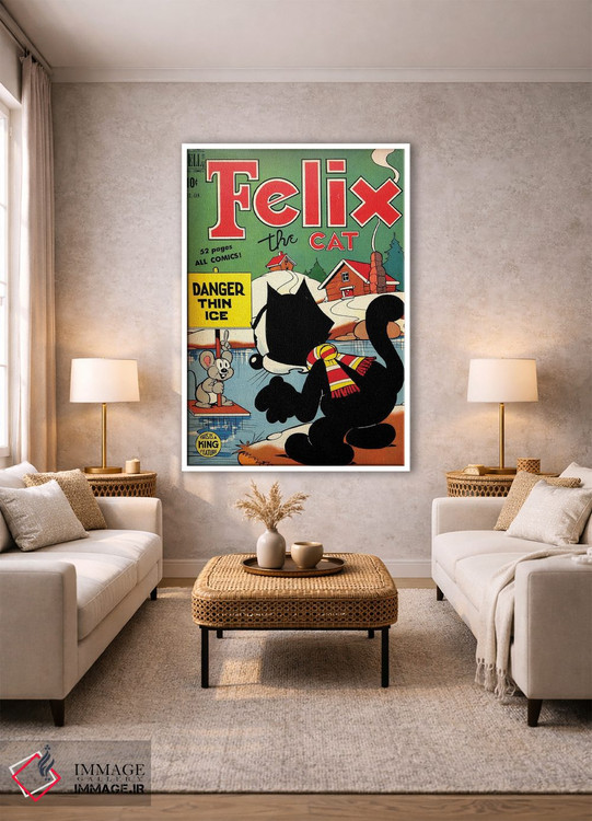 تابلو دکوراتیو فلیکس؛ خطر یخ نازک اثر رادیو دیز - D1W