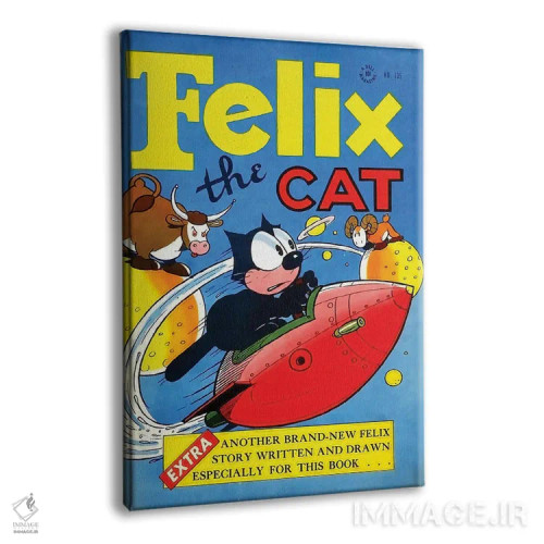 تابلو دکوراتیو فلیکس در سفینه ی فضایی اثر رادیو دیز - نمای پرسپکتیو محصول