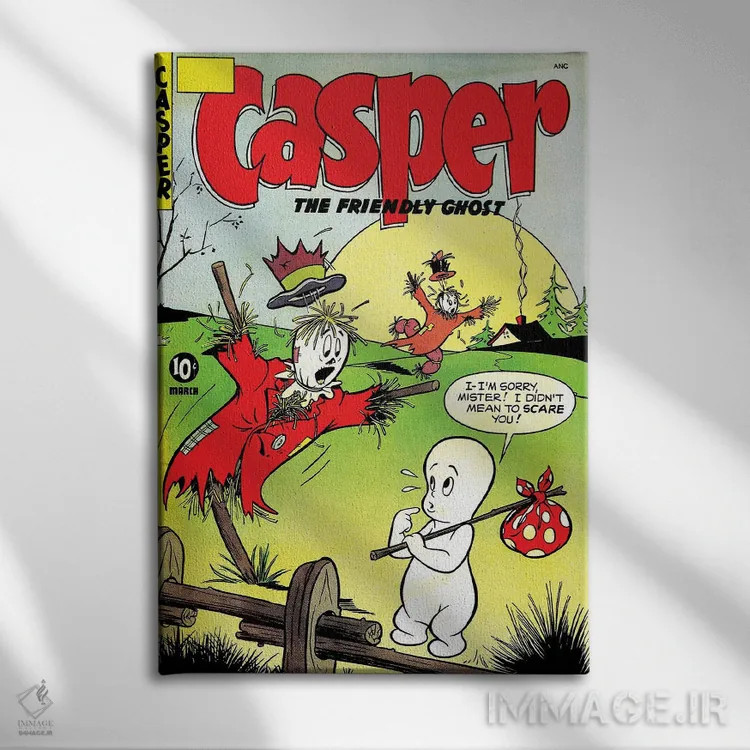 تابلو دکوراتیو روح و مترسک اثر رادیو دیز - نمای روبهرو روی دیوار