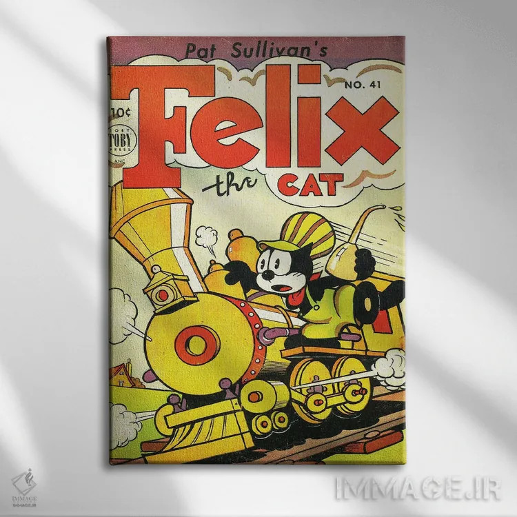 تابلو دکوراتیو فلیکس رهبر ارکستر اثر رادیو دیز - نمای روبهرو روی دیوار