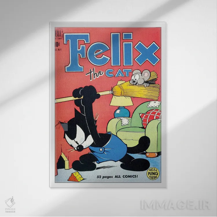 تابلو دکوراتیو فلیکس؛ جست وجو و نابودسازی اثر رادیو دیز - نمای قابدار سفید