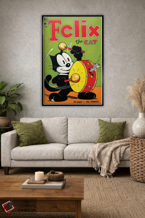 تابلو دکوراتیو فلیکس و ترس از طبل اثر رادیو دیز - D1B