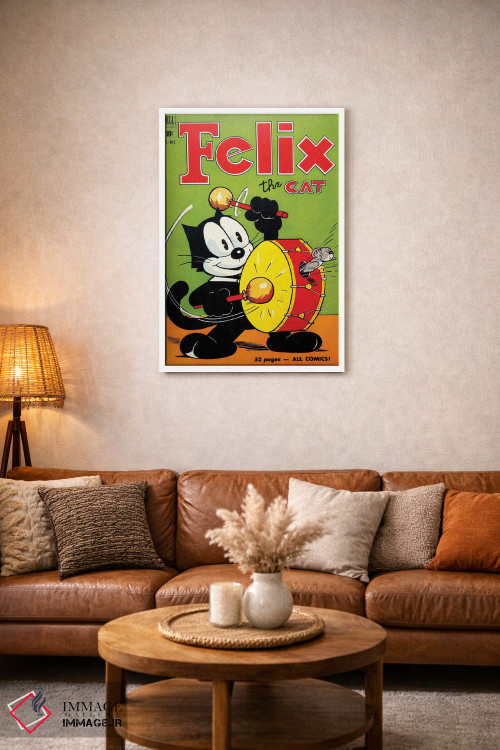 تابلو دکوراتیو فلیکس و ترس از طبل اثر رادیو دیز - D2W