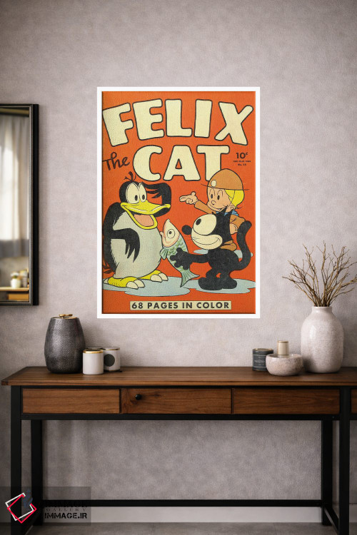 تابلو دکوراتیو فلیکس؛ ماهی و دوستان اثر رادیو دیز - D1W