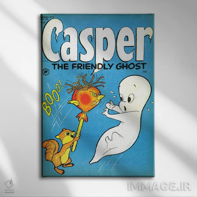 تابلو دکوراتیو عروسک روح و هیولا اثر رادیو دیز - نمای روبهرو روی دیوار