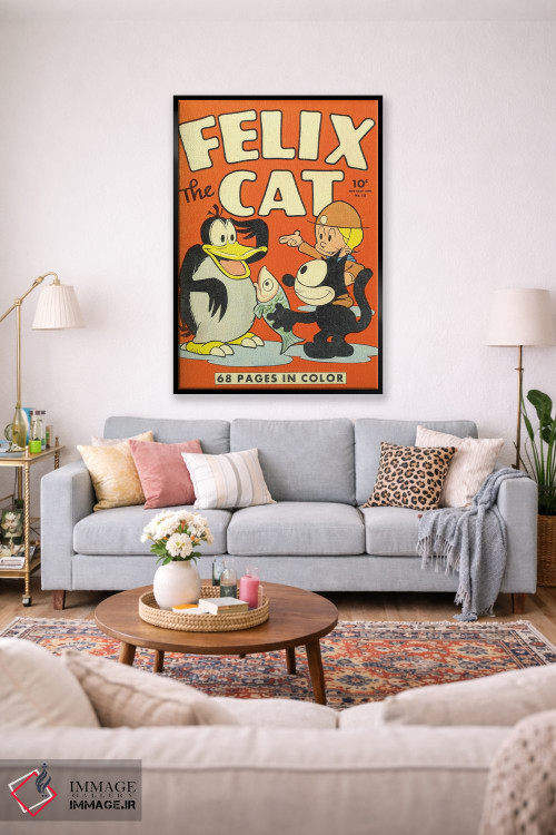 تابلو دکوراتیو فلیکس؛ ماهی و دوستان اثر رادیو دیز - D2B