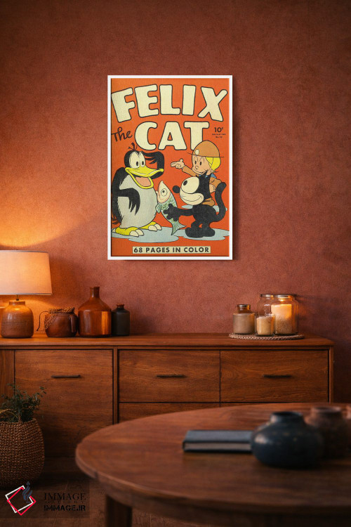 تابلو دکوراتیو فلیکس؛ ماهی و دوستان اثر رادیو دیز - D3W