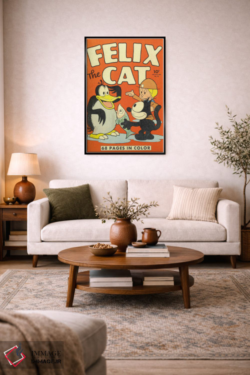 تابلو دکوراتیو فلیکس؛ ماهی و دوستان اثر رادیو دیز - D4B