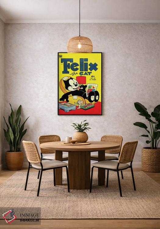 تابلو دکوراتیو فلیکس در حال گرفتن طعمه اثر رادیو دیز - D5B